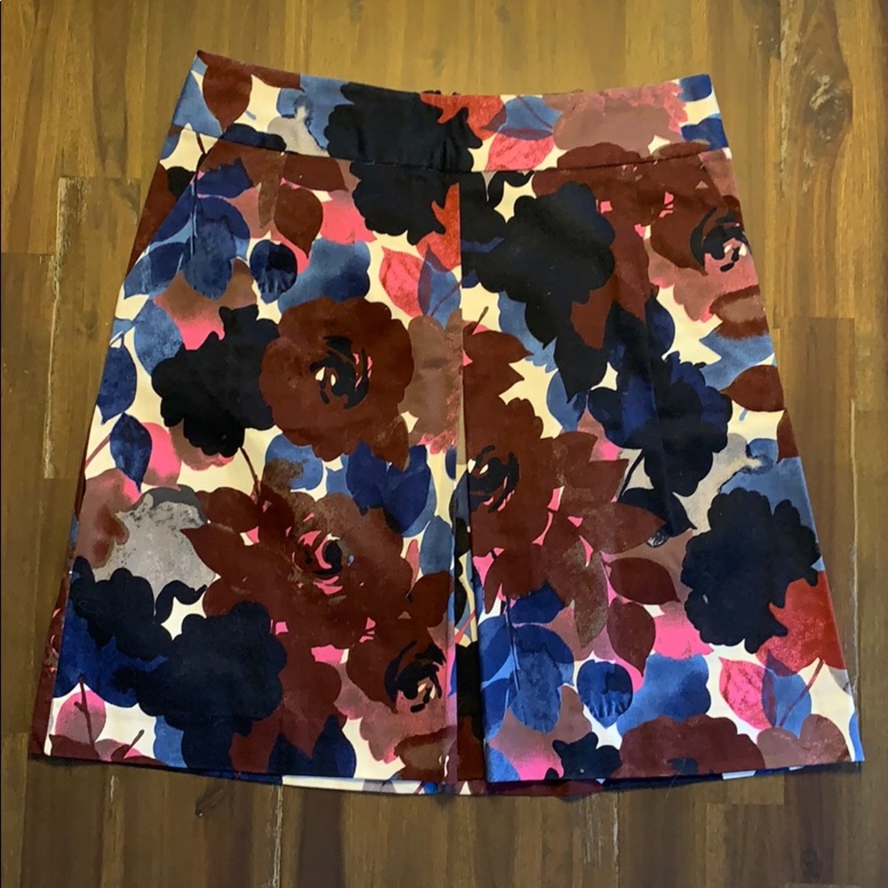 Express Floral Skirt
